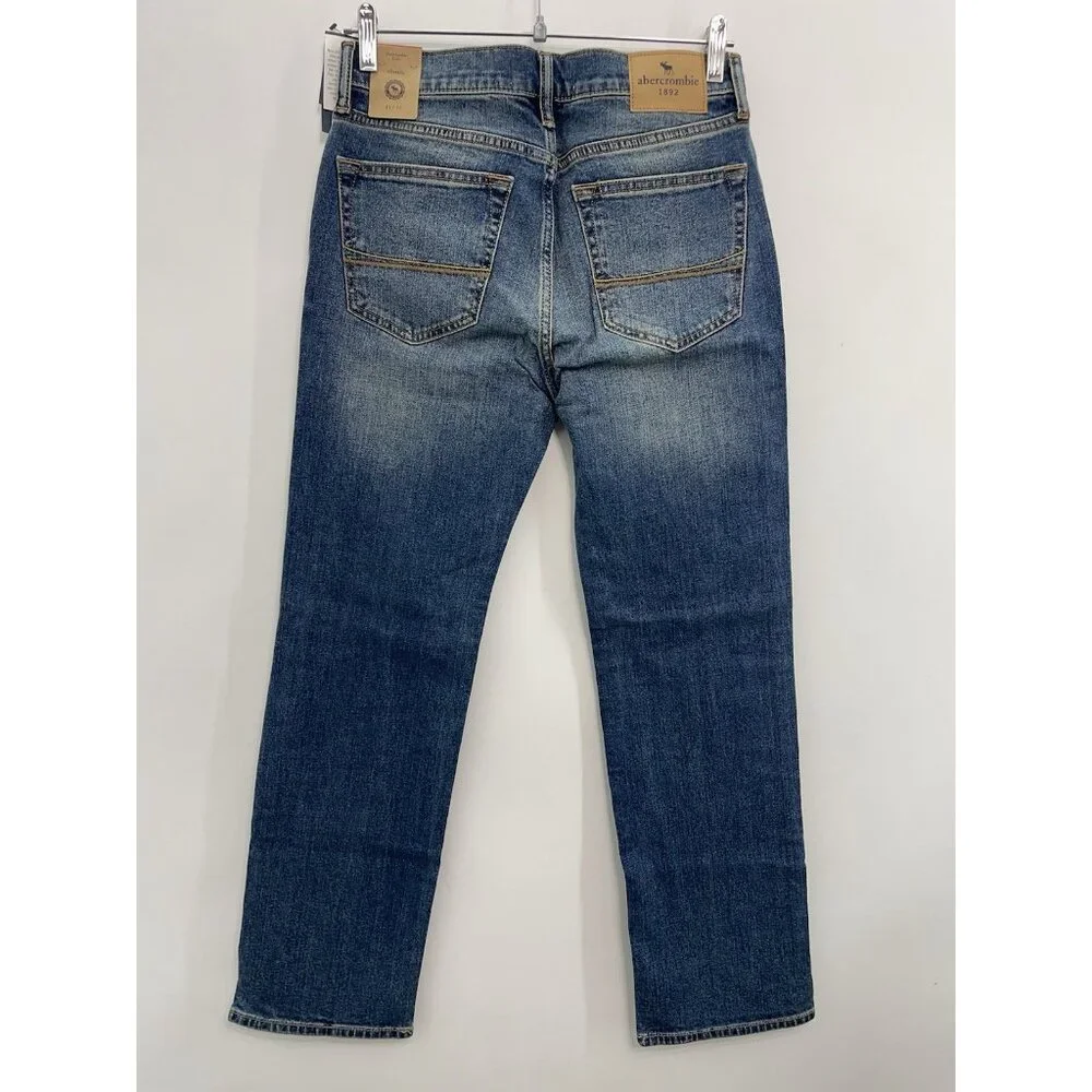 Abercrombie‎ Jeans Classic Straight Leg Stretch Denim Youth Kids 14